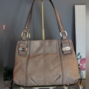 bMakowski Brown Satchel NWOT